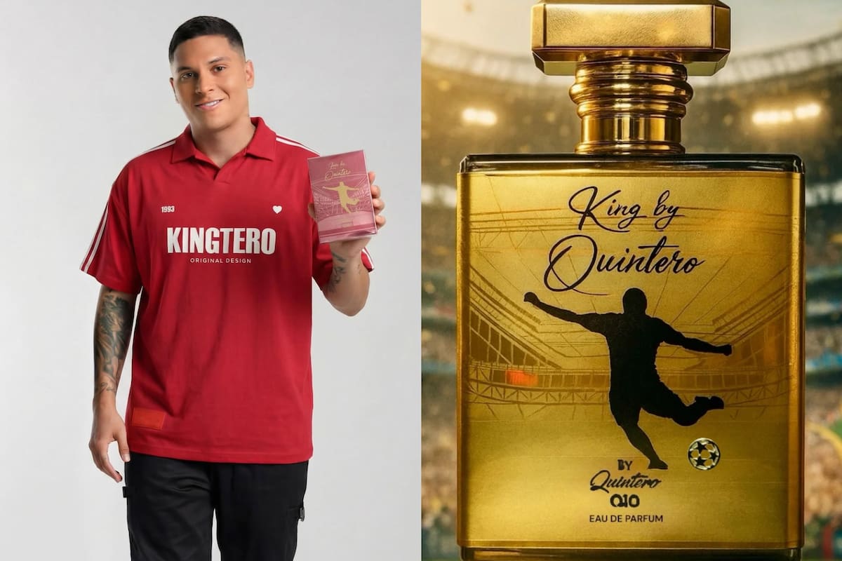 Cómo son los perfumes King by Quintero y Love by Quintero del futbolista colombiano de River