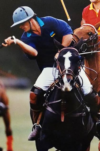 Como todo referí de polo, Araya era también jugador: tuvo 6 goles