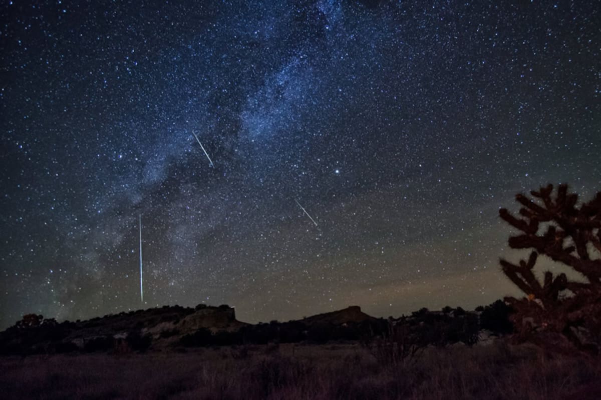Cómo ver la lluvia de meteoritos Dracónidas 2025
Créditos: NASA