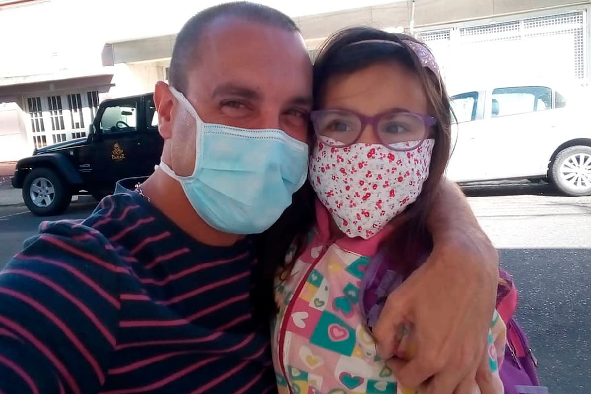 Cómo vivieron el reencuentro con sus hijos quienes nos los veían desde el comienzo del aislamiento social obligatorio