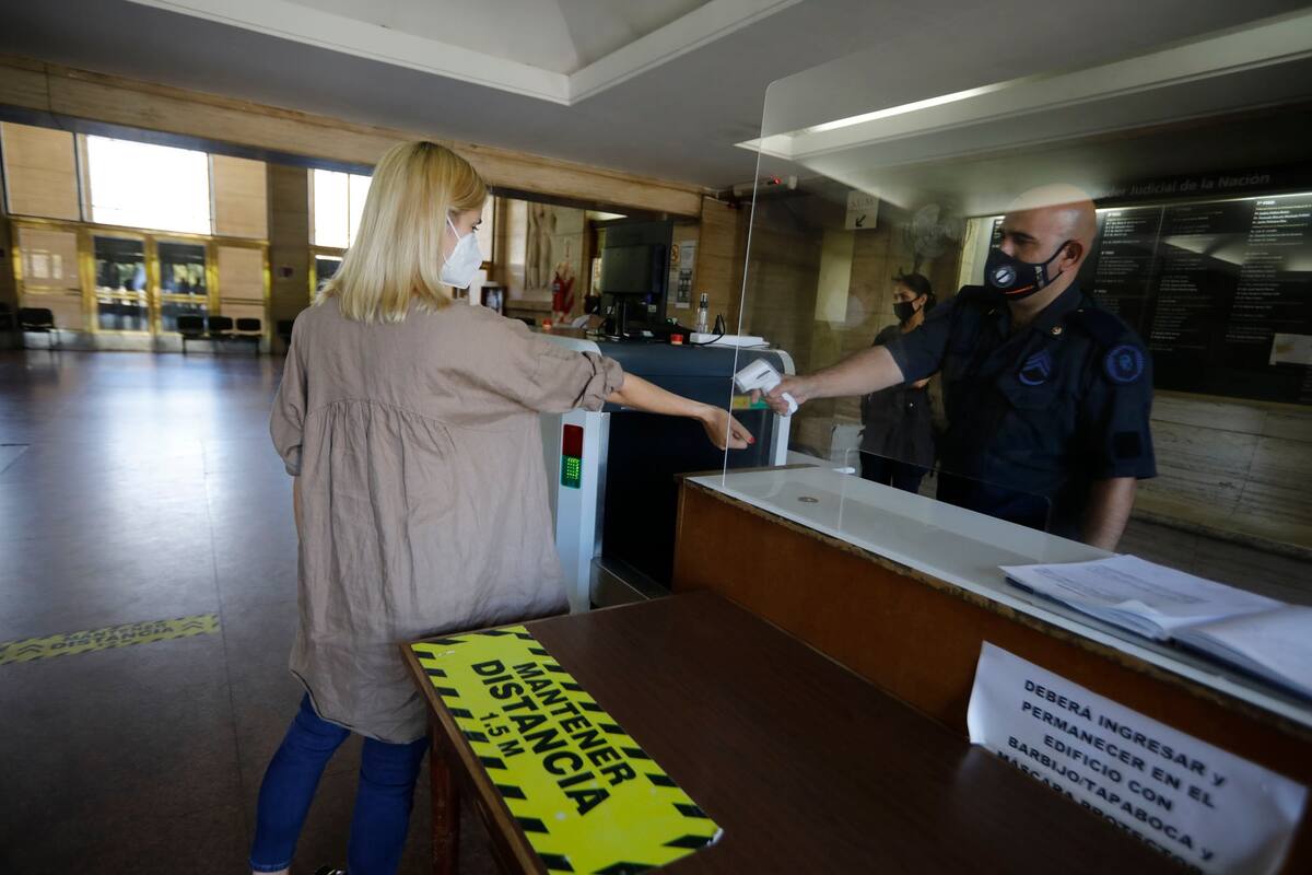 Comodoro Py: protocolos de seguridad dentro del edificio
