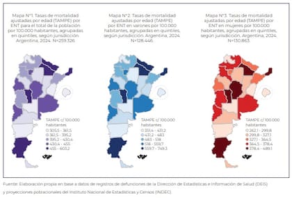 Comparación de la carga de la mortalidad por enfermedades prevenibles entre provincias, de acuerdo con un análisis oficial