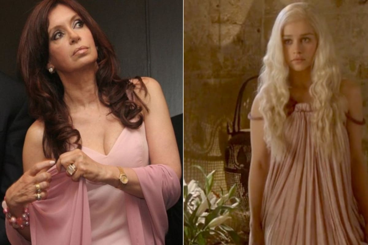 Compararon a la exmandataria con la aspirante al trono de hierro