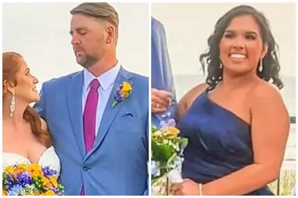 Compartió lo que creía que era una imagen divertida de su boda y generó críticas contra su esposo