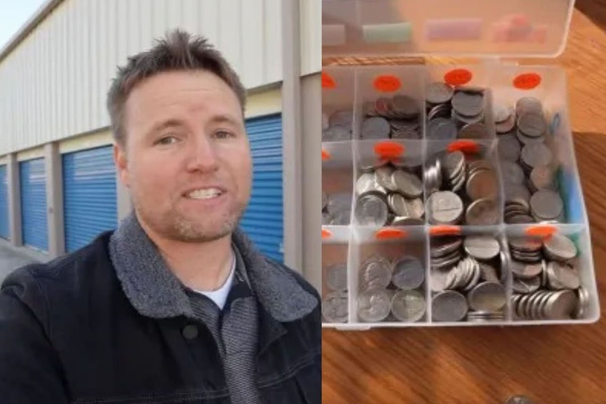 Compró una bodega de almacenamiento sin verla antes y tuvo un hallazgo de miles de dólares