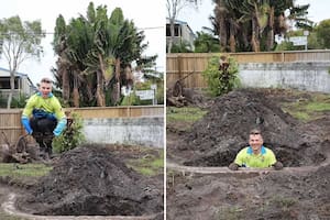 Compró su primera casa y descubrió que tenía una pileta enterrada hace 20 años