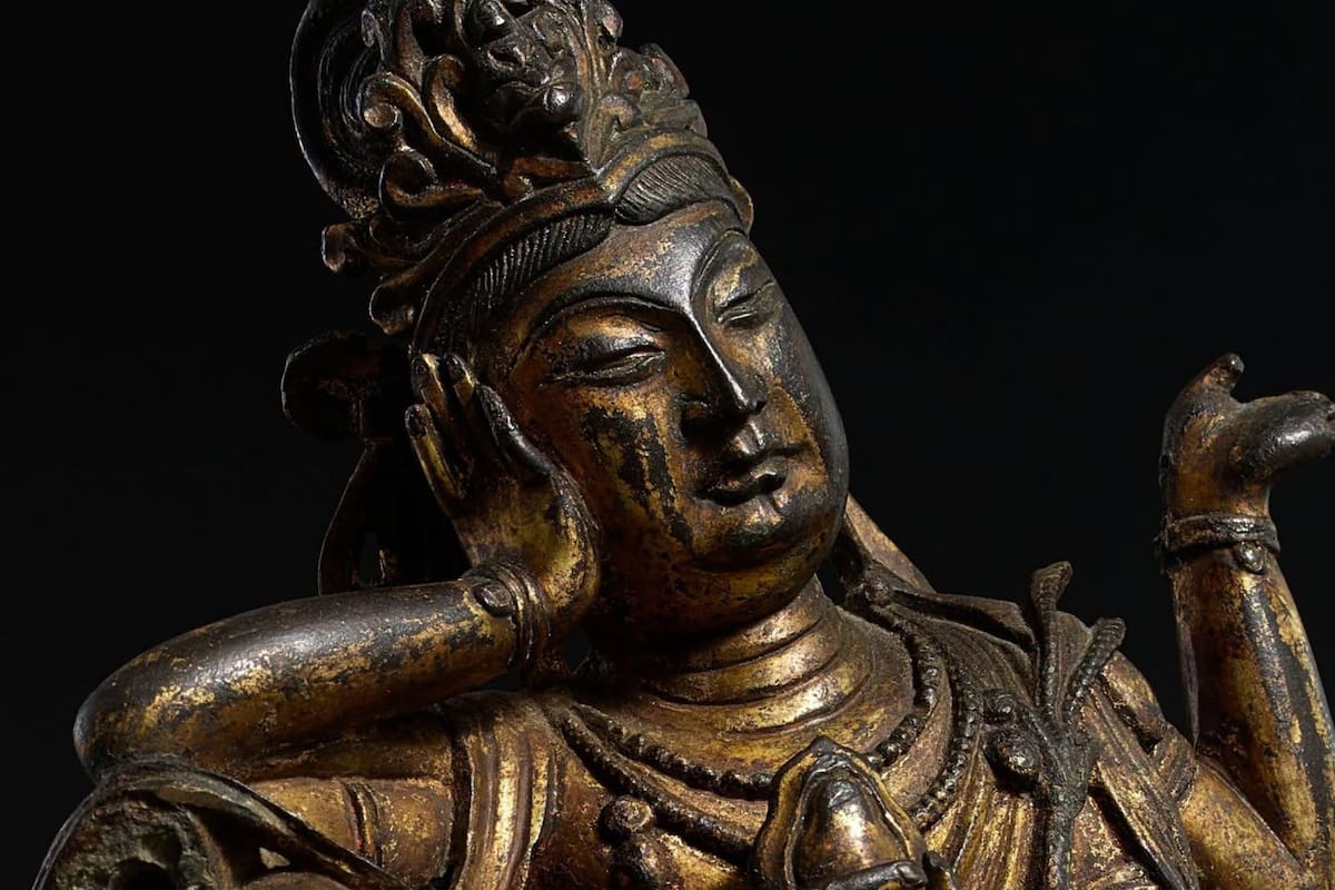 Compró una escultura por 77 dólares y 20 años después descubrió que valía más de 2 millones de dólares (Foto: Facebook / Sotheby's)