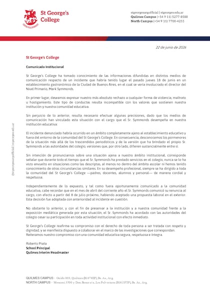 Comunicado