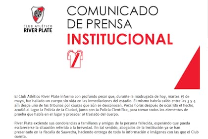 Comunicado de prensa