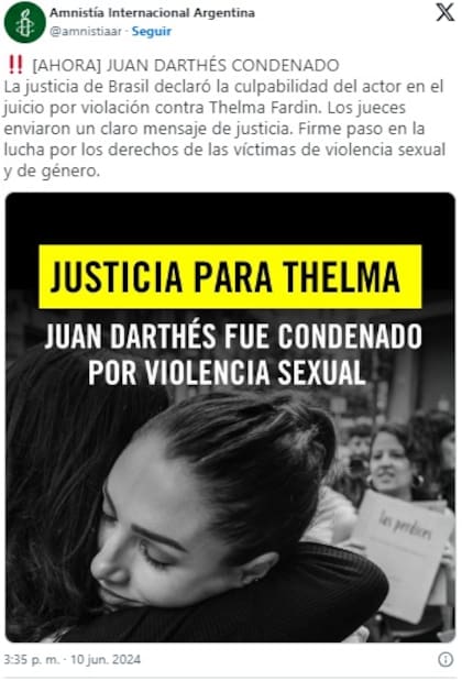 Comunicado de Amnistía Internacional