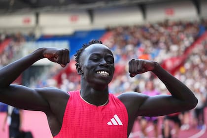 Con 17, ganó los 200 metros en Ostrava con un tiempo de 20s02