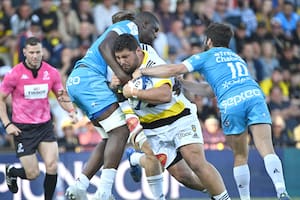Con 1,85 metros y 145 kilos, Joel Sclavi es un toro al encarar; este sábado procurará volver a ser campeón de Europa por La Rochelle.