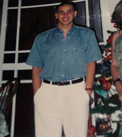 Maxi de joven, cuando la enfermedad no había avanzado seriamente todavía