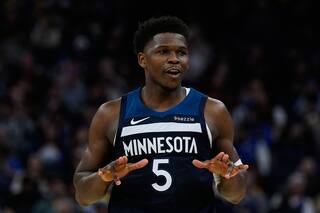 Con 42 puntos de Anthony Edwards, Timberwolves vencen 127-117 a Warriors mermados