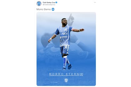 Con 51 goles, el “Morro” García es el máximo goleador en la historia de Godoy Cruz en Primera División