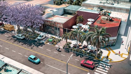 Con 9800 m2 de veredas nuevas esperan beneficiar a 108 comercios y viviendas (render)