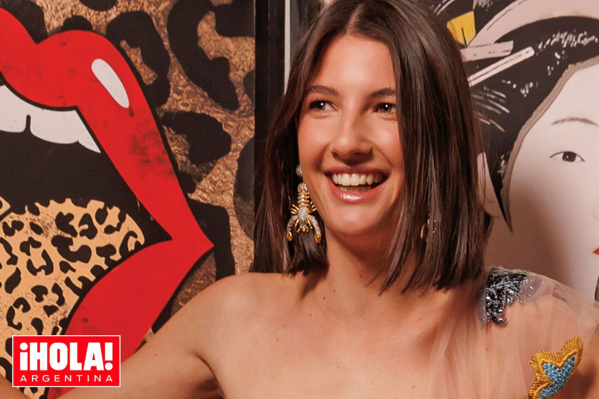 Con apenas 17 años, Cata se manejó con total naturalidad en su primer shooting