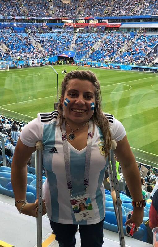Con cada viaje Cande incentiva a que las personas con discapacidad se animen a cumplir sus metas