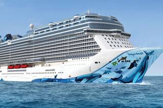 El último gigante del mar tiene hasta... ¡pista de carreras!