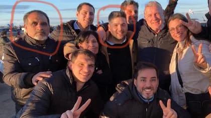 Con círculo, Facundo Albini y Chocolate Rigau