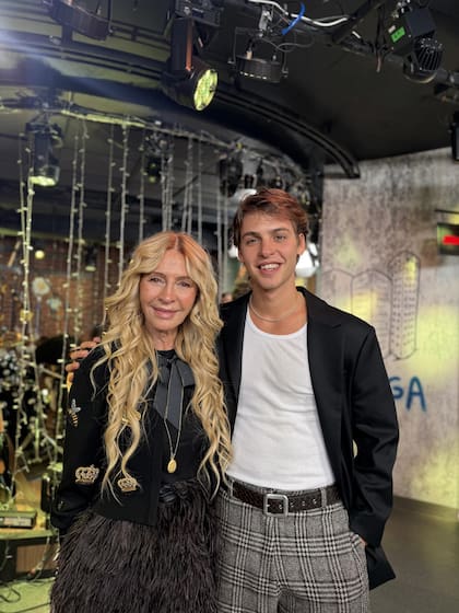 Con Cris Morena, su mentora artística