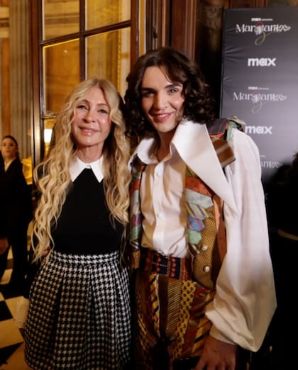 Con Cris Morena, su metora artística