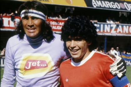 Con Diego Maradona tuvo un duelo especial en la época que el 10 vistió la camiseta de Argentinos Juniors