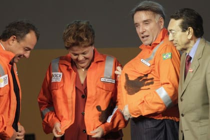 Con Dilma Rousseff, entonces presidenta