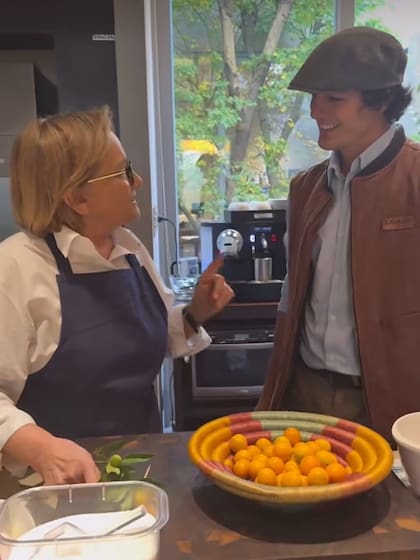 Con Dolli Irigoyen cocinando y compartiendo los secretos de los quinotos de los árboles familiares