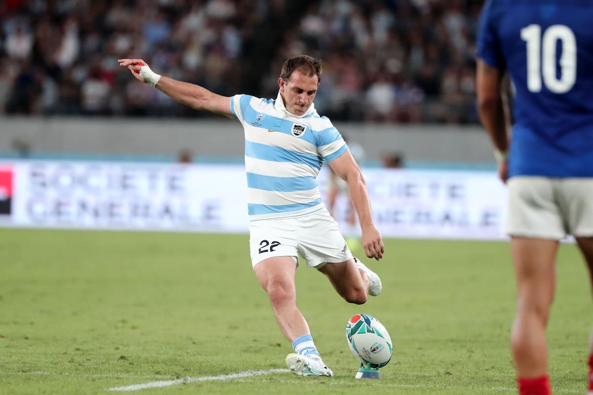 Con dos penales, Urdapilleta aportó 6 puntos a los Pumas en el segundo tiempo contra Francia.