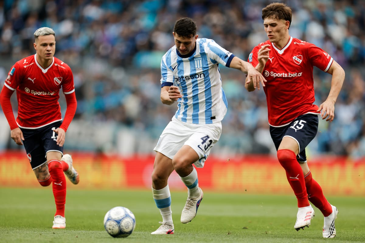 Con el empate en el Cilindro 1 a 1, el historial entre Racing e Independiente no sufrió modificaciones