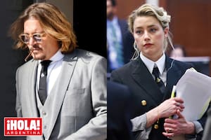 Con el mismo color de traje y camisa, iguales accesorios en la corbata…, Heard parece tener una estrategia legal –que nadie entiende bien– basada en los outfits.