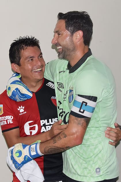Con el Pulga Rodríguez, uno de los compañeros más talentosos con los que jugó
