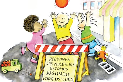 Con el seudónimo “Frato”, Tonucci crea viñetas sobre educación, ciudad, juego y niñez, que invitan al cuestionamiento del sistema y su transformación