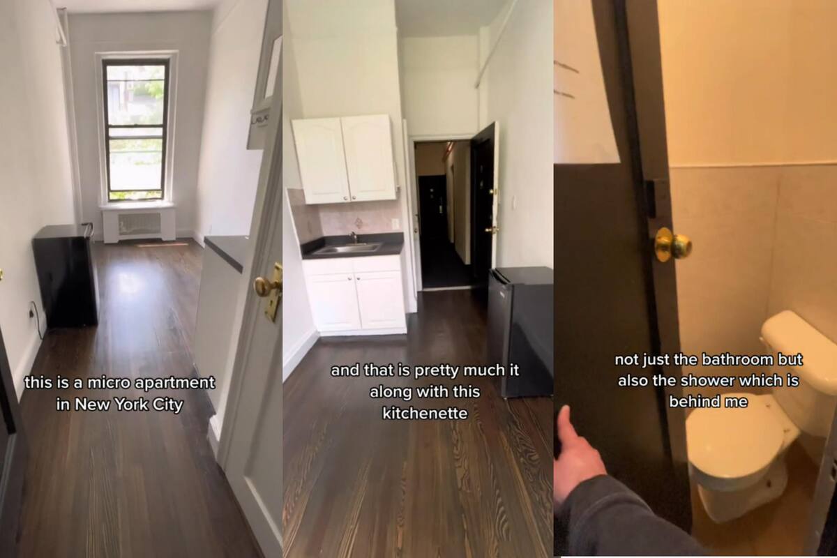 Con entusiasmo, el usuario identificado como Omer Labock dio un recorrido por la 'pequeña' propiedad