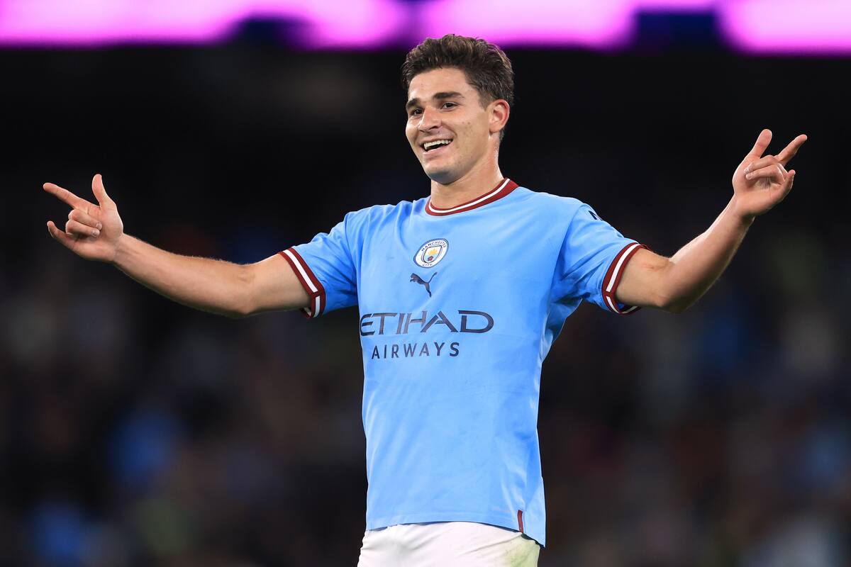 Con Erling Haaland en duda, Julián Álvarez tiene chances de ser titular en Manchester City