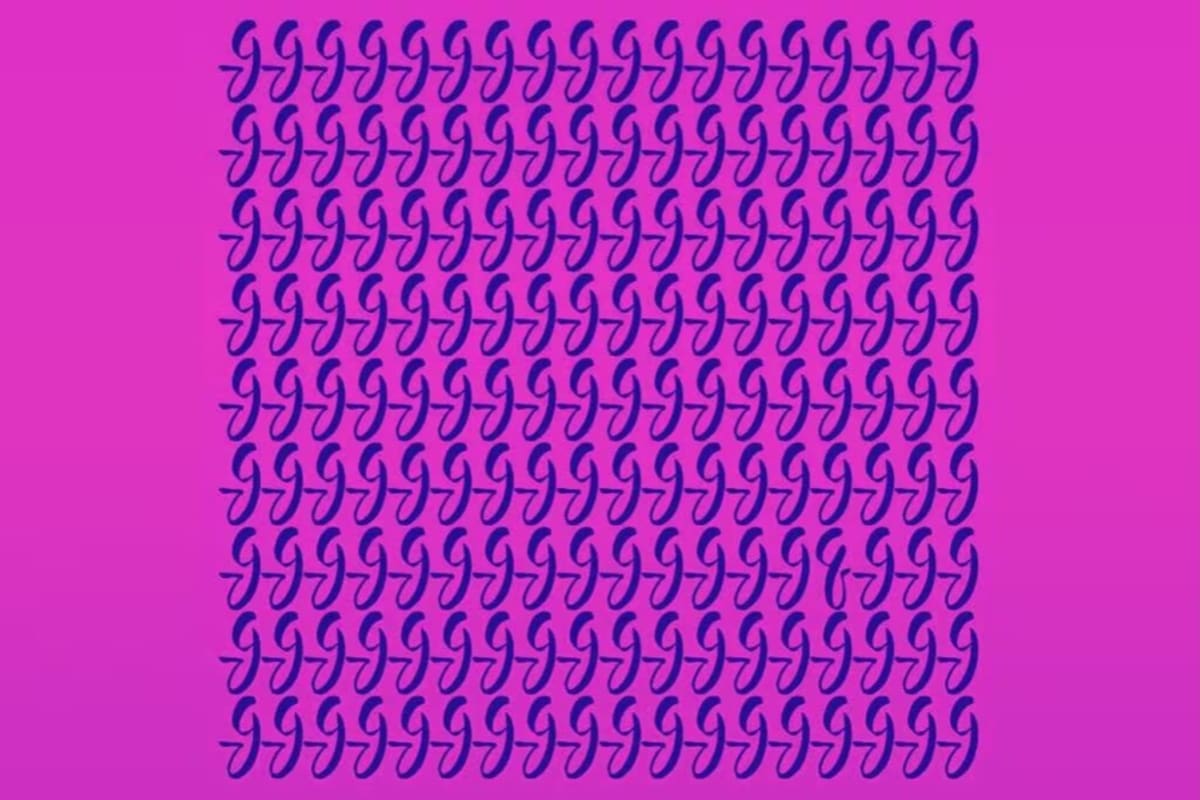 Con este acertijo pondrás a prueba tu capacidad de observación en tiempo récord, encontrá la letra diferente entre todas las “G”.