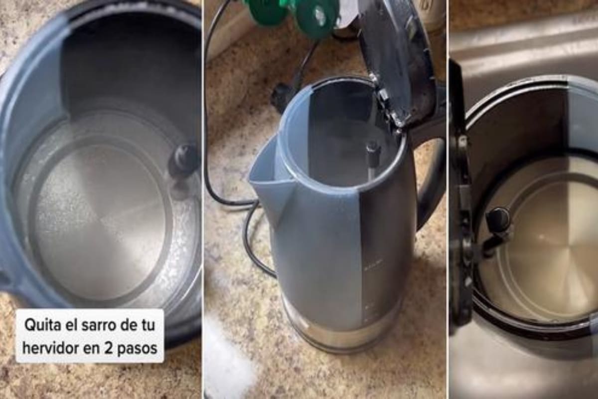 Con este sencillo y muy poco conocido truco podrás limpiar y quitarle el sarro a tu pava eléctrica