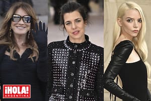 Con estilos bien diferentes, Carla Bruni, Charlotte Casiraghi y Anya Taylor-Joy apostaron al total black y acapararon todos los flashes.