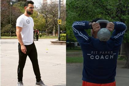 Con frío o calor, se entrena todos los días en el parque
