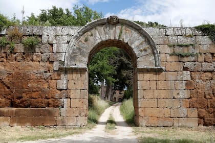 Parte de las ruinas que se pueden ver