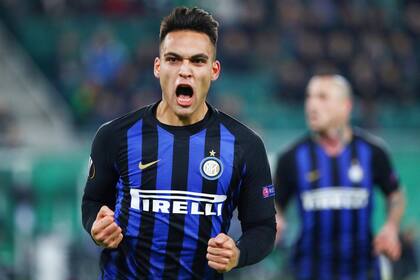 Con gol de Lautaro Martinez, Inter superó por 1 a 0 a Rapid Viena