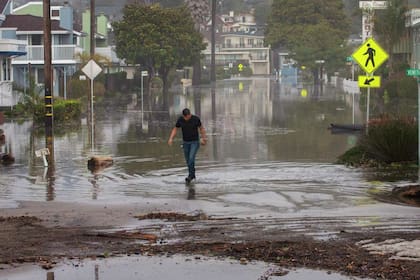 Con hasta 3 cm de precipitaciones por hora, California se enfrenta a inundaciones y fuertes ráfagas de viento