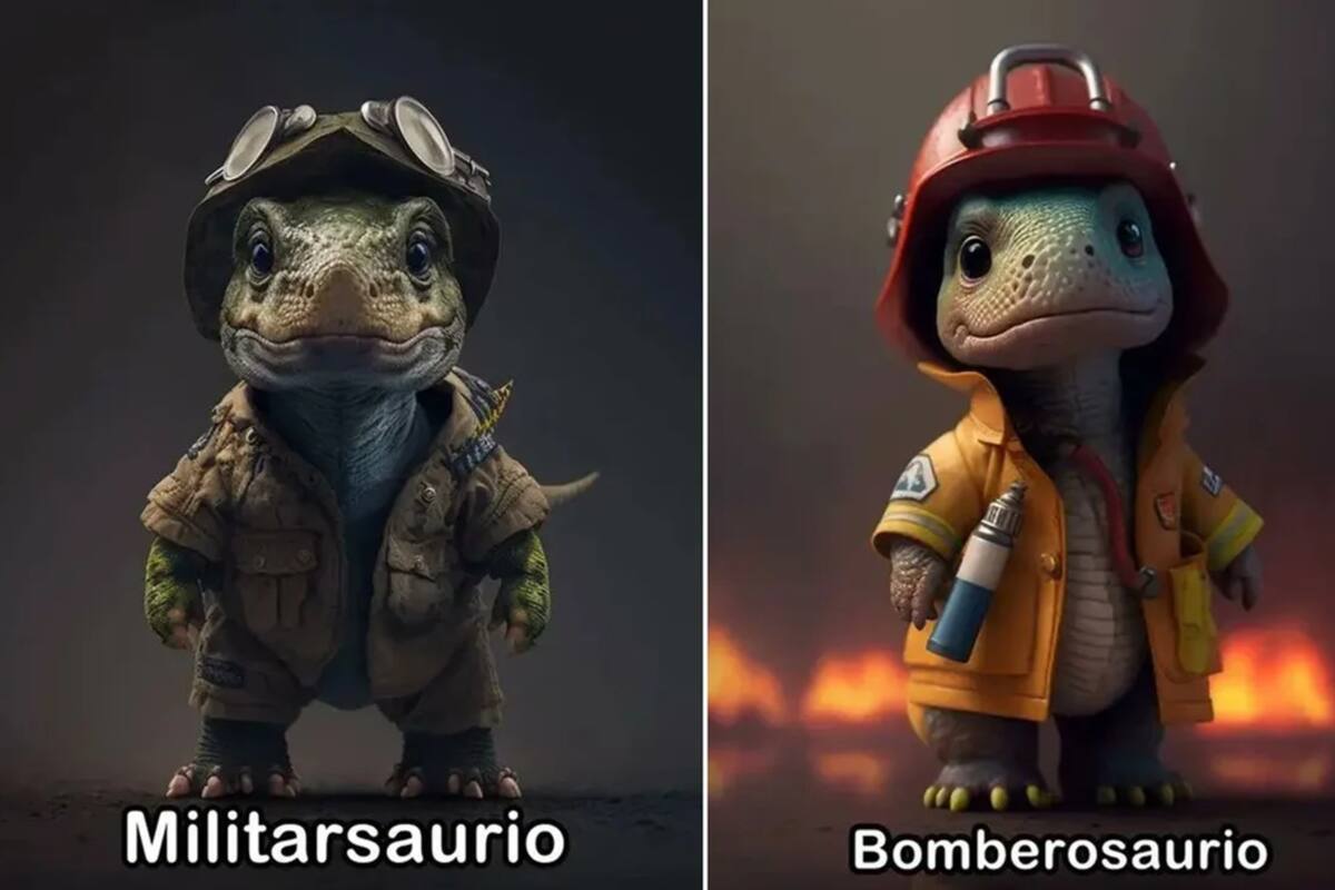 Con inteligencia artificial se realizaron diversas imágenes con profesiones (Foto Instagram @the_ai_dreams)