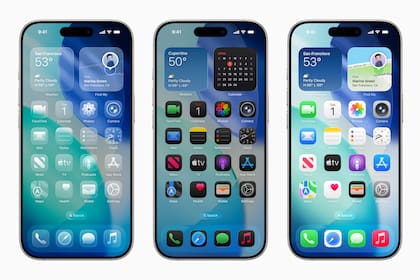 Con iOS 26 el iPhone tendrá una interfaz de usuario en los que los elementos del sistema operativo en pantalla son traslúcidos