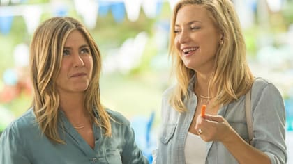 Con Jennifer Aniston en Enredadas, última película de Garry Marshall