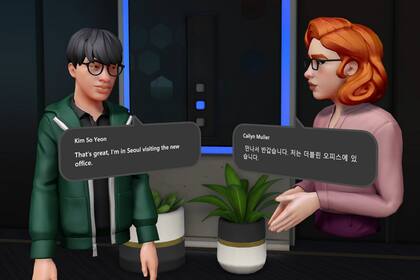 Con la cámara apagada, avatares 3D y traducción simultánea: así imagina el metaverso Microsoft para su plataforma Teams