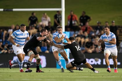 Seis partidos ha protagonizado el cordobés en los Pumas; en este caso, frente a Nueva Zelanda.