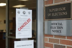 Florida cancela la elección primaria especial en el Distrito 21