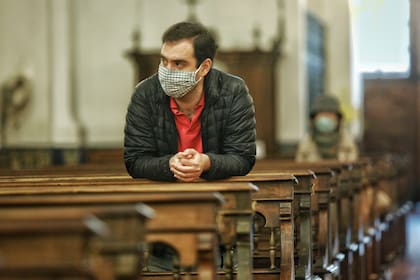 Basílica del Pilar, en Recoleta, ya habilitada para sus fieles, siempre respetando los protocolos de seguridad sanitaria.
